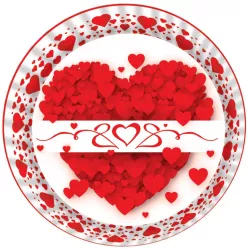 Košičky na muffiny Srdce (50 ks)