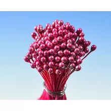 Pestíky perleťové červené svazek