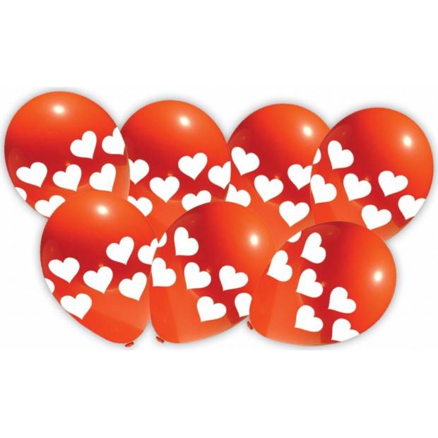 Nafukovací balonky s motrivem Srdce