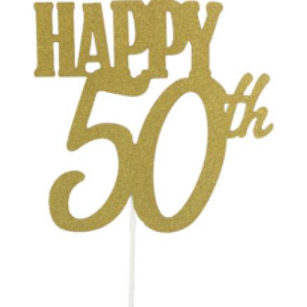 Zápich do dortu šťastných 50 let