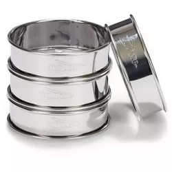 Ráfky na tartaletky kruh 8cm 4ks