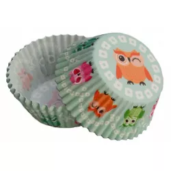 Košičky na muffiny sova (50 ks)