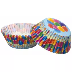 Košičky na muffiny balónky (50 ks)