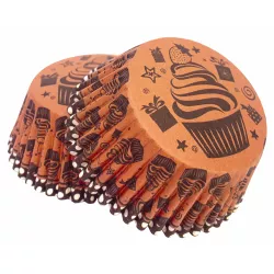 Košičky na muffiny motiv cupcakes (50 ks)