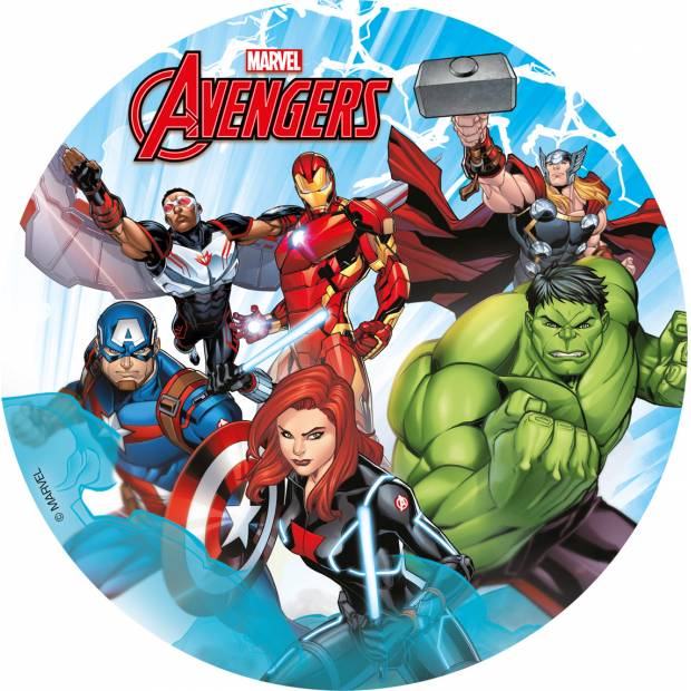 Fondánový papír Avengers marvel 15,5cm