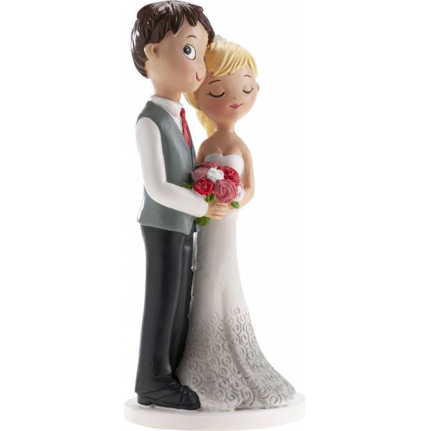 Svatební figurka na dort spokojené manželství 16cm