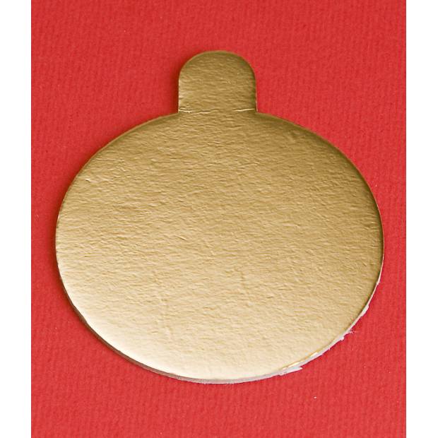 Podložka papír zlatá minidezert prům.5cm (kulatá) 200 ks