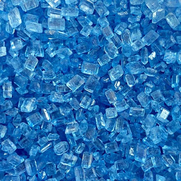 Cukrové krystalky 80g Indigo blue