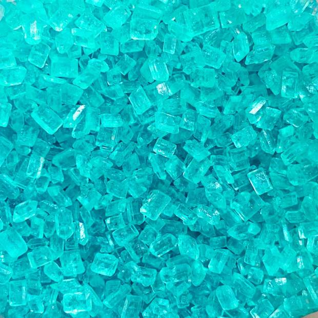 Cukrové krystalky 80g turquoise