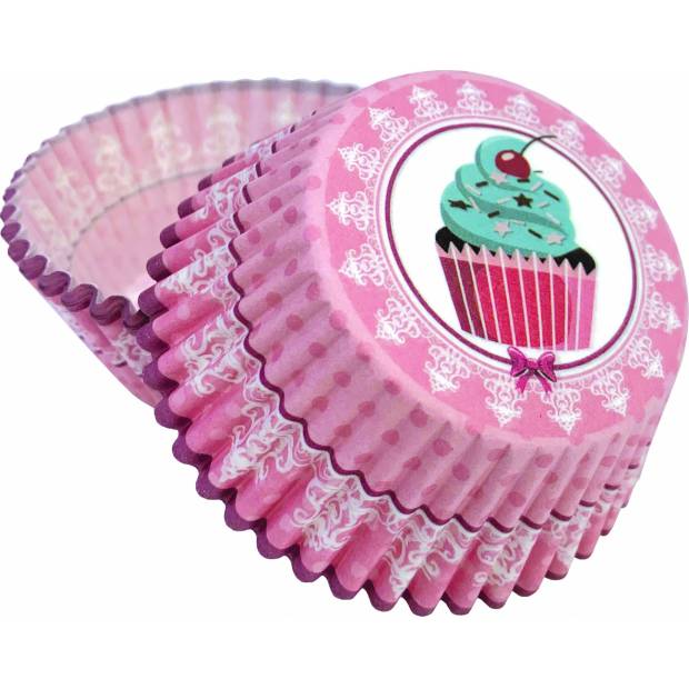 Košíčky na muffiny motiv cupcake (50 ks)