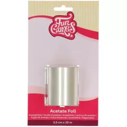 Acetátová fólie na dorty 5,5cm x 20m