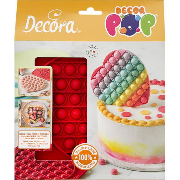 Silikonová forma POPIT DecorPop srdce