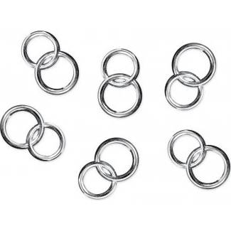 Stříbrný svatební prsteny, 25ks