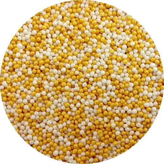 Cukrový máček zlato a perleť (50 g)