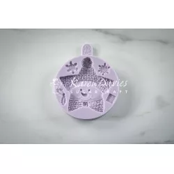 Silikonová forma sněhulák ve tvaru hvězdy CH15072