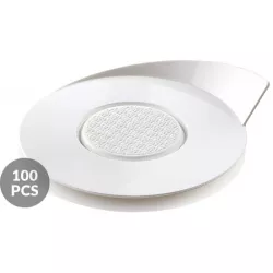 Dekorační podložka kulatá bílá o 8,6cm 100ks