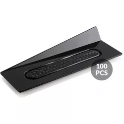 Dekorační podložka obdélník černý 14x4cm 100ks