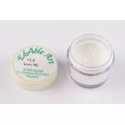 Prachová barva Icy white