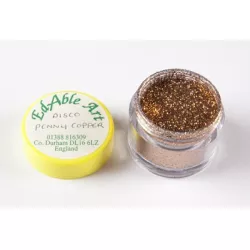 Třpyt dekorační disco Penny copper