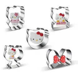 Vykrajovátka Hello Kitty 5ks 6,5x7,5cm  - Cakesicq