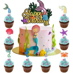 Zápich do dortu moře 9ks