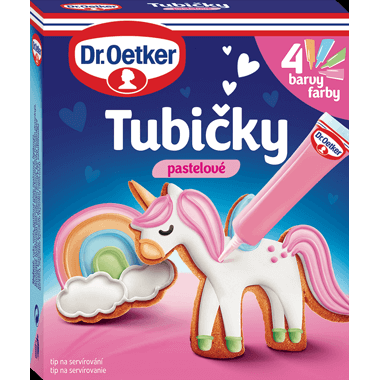 Tubičky na zdobení pastelové (4x19 g)