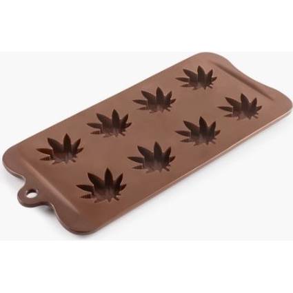 Silikonová forma na čokoládu - marihuana