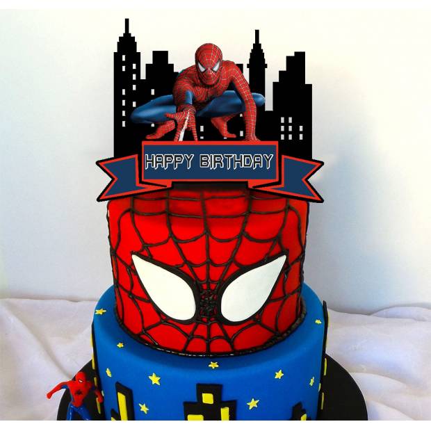 Zápich do dortu Spiderman