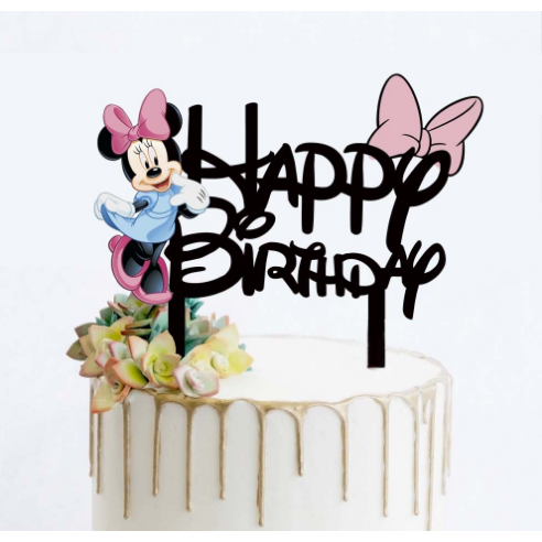 Zápich do dortu Minnie Happy Birthday