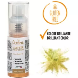 Třpytky v rozprašovači zlatá (10 g)