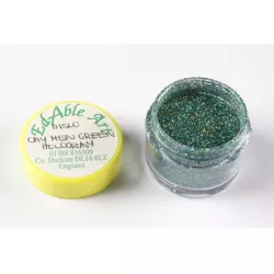 Třpyt dekorační disco Caymen Green Hologram