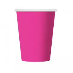 Papírový kelímek 270ml 6ks růžový