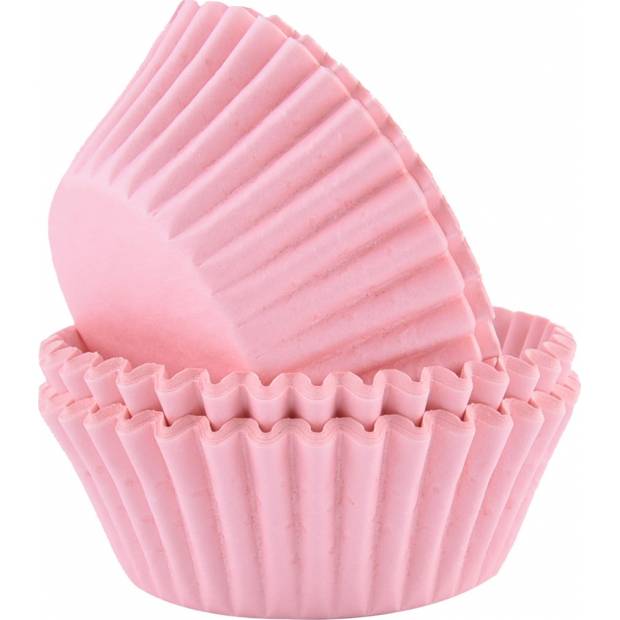 Košíčky na cupcakes, světle růžový 60ks