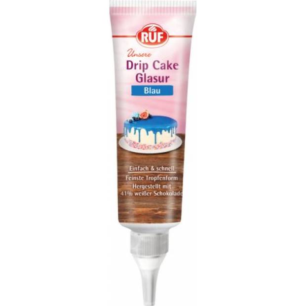 Cake dripo modrý 125g