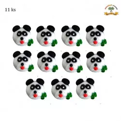 Cukrová dekorace panda 11ks