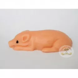 Figurka na dort prase 8,5x2cm z kokosové hmoty