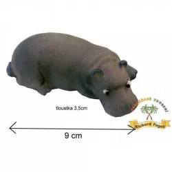 Figurka na dort hroch 9cm z kokosové hmoty