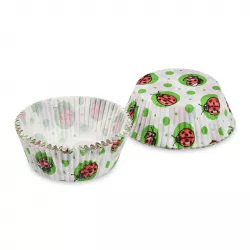 Cukrářský košíček berušky 50x30mm 40ks
