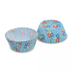 Cukrářský košíček balónky 50x30mm 40ks
