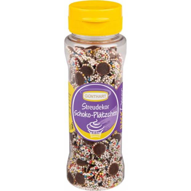 Mini-čokoládové kapky s barevný máčkem, 95g