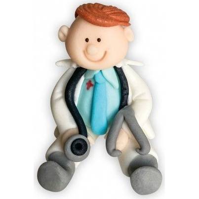 Cukrová figurka doktor 6cm