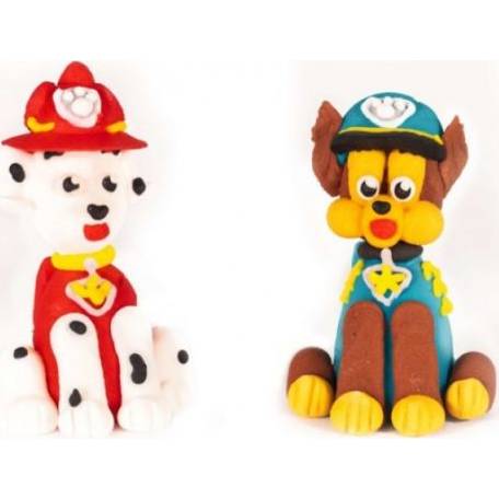 Cukrová figurka Paw Patroll Chase a Marshall