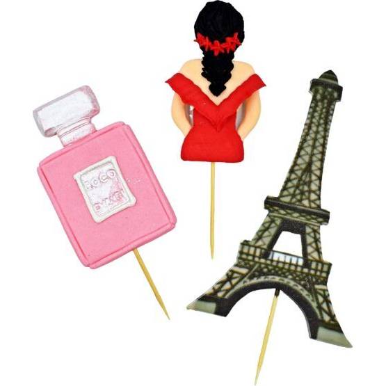 Cukrová figurka dívka v Paříži