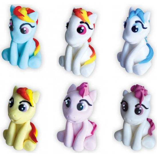 Cukrová figurka Unicorn My Little Pony 6ks 6cm