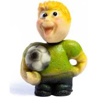 Marcipánová figurka fotbalista, zelený dres 70g
