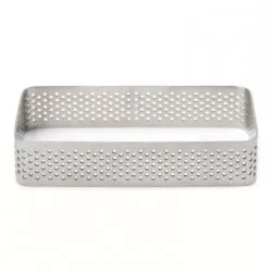 Perforovaná forma obdelník na tartaletky 10x6cm