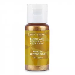 Metalická barva tekutá 15ml Extreme gold