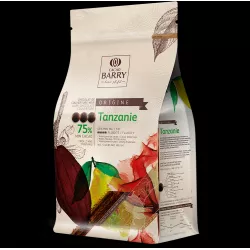 Cacao Barry Origin čokoláda TANZANIE hořká 75% 1kg
