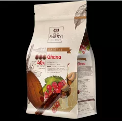 Cacao Barry Origin čokoláda Ghana mléčná 40% 1kg