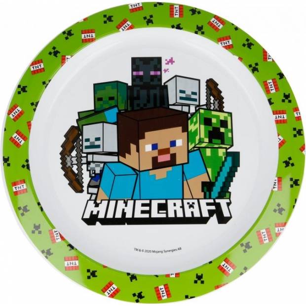 Plastový talíř Minecraft